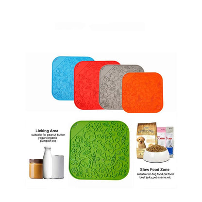 Lick Mats for Dogs Orange - malibudjango