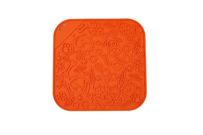 Lick Mats for Dogs Orange - malibudjango