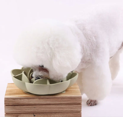 SILICONE ENRICHMENT FEEDER: Mental Engagement Dog Bowl for Healthy Eating - malibudjango